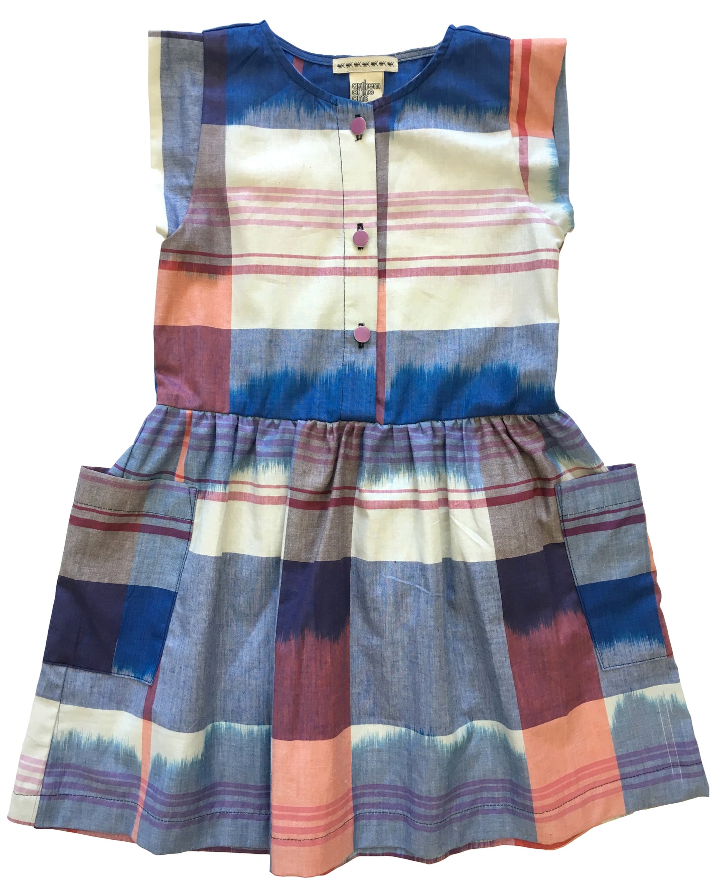 Anthem of the Ants Desert Sands Plaid Dress