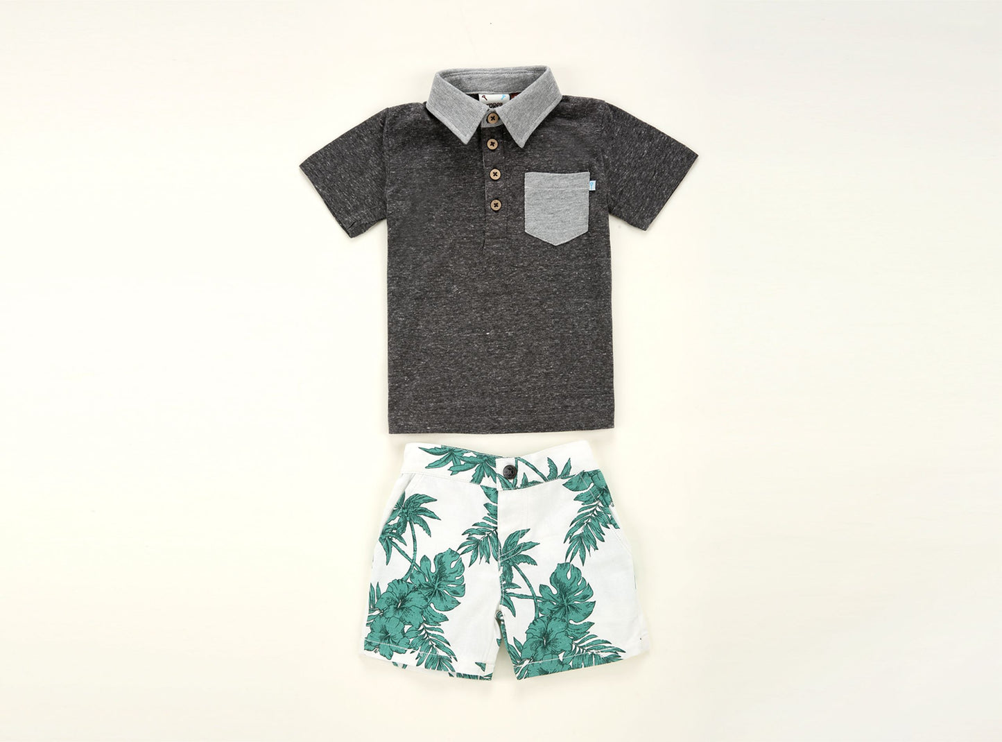 Fore!! Axel & Hudson Polo & Palm Print Short Set