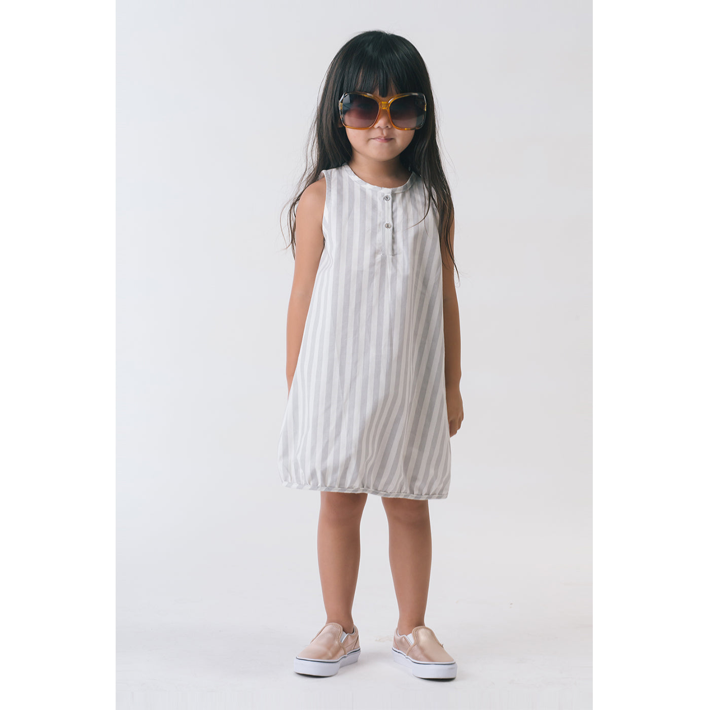 Go Gently Nation Stripe Sack Dress