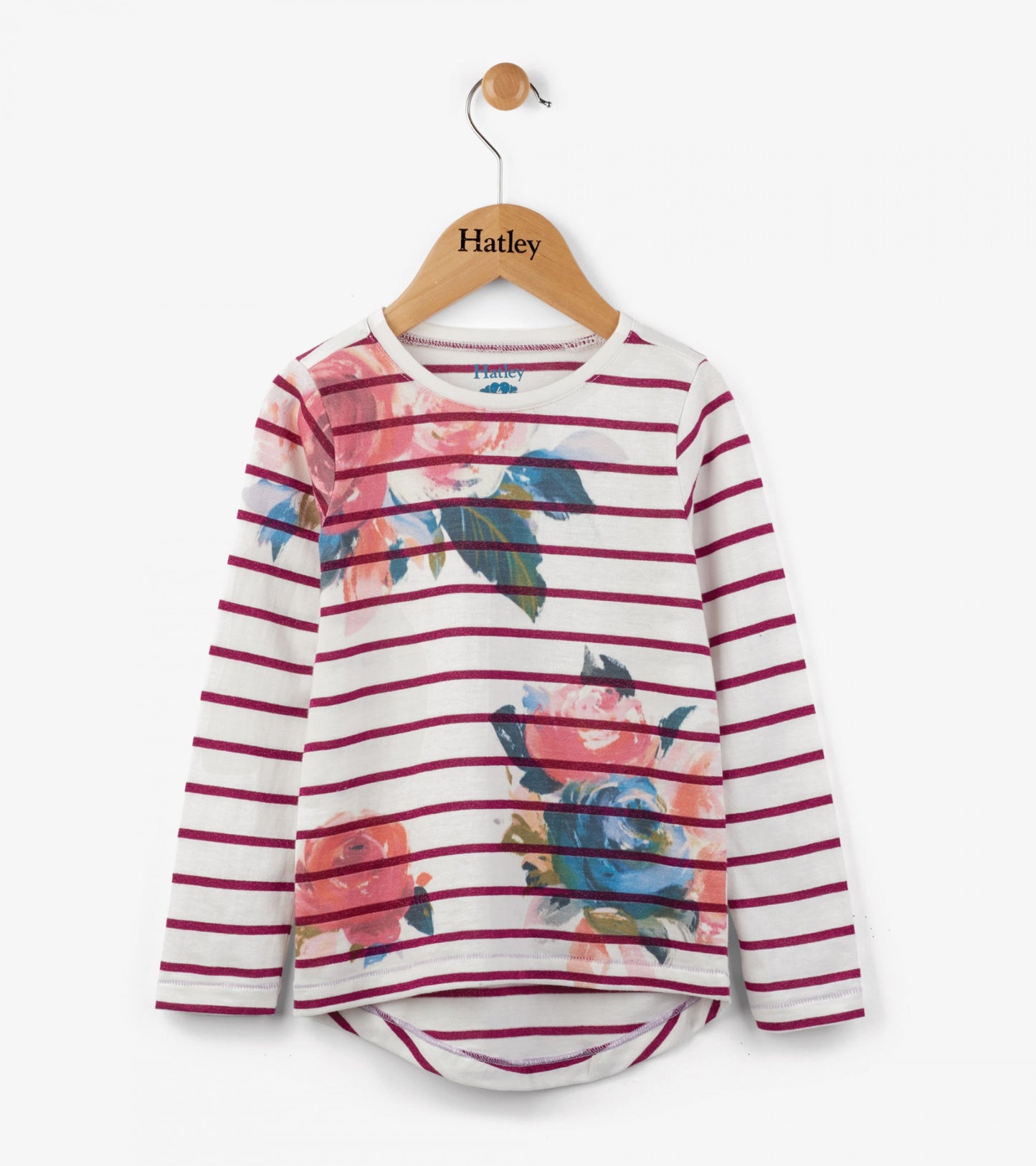 Hatley Classic Rose Stripes Tee