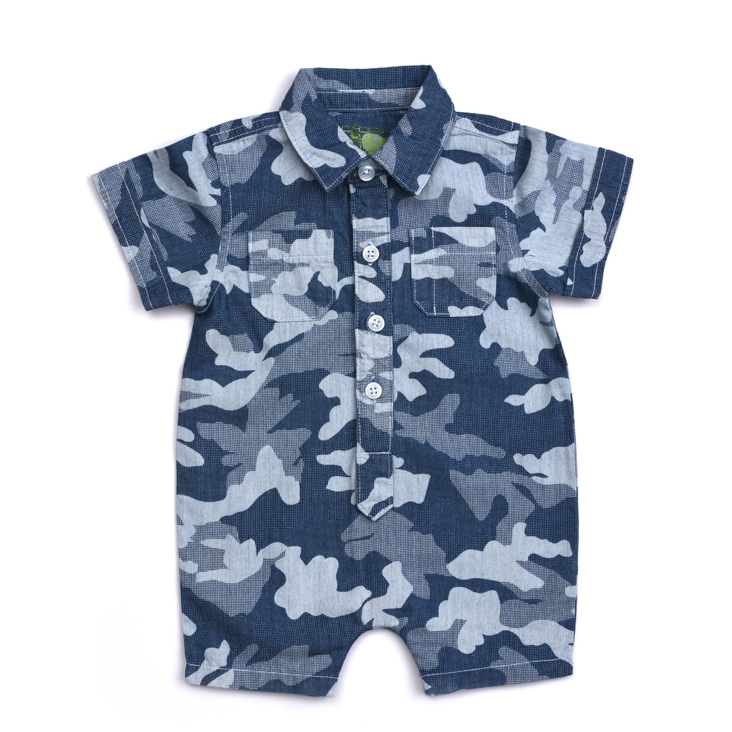 Kapital K Blue Camo Romper