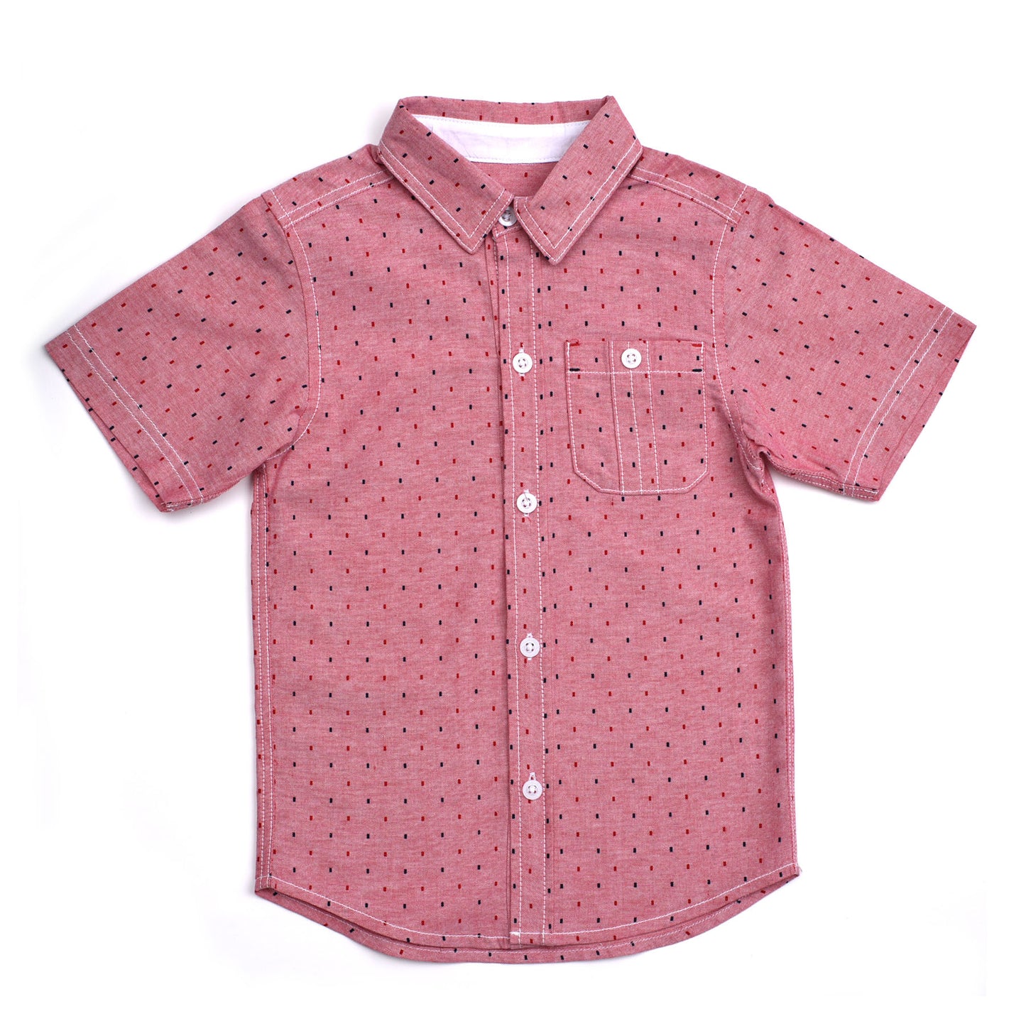 Kapital K Red Chambray Matchstick Button-up