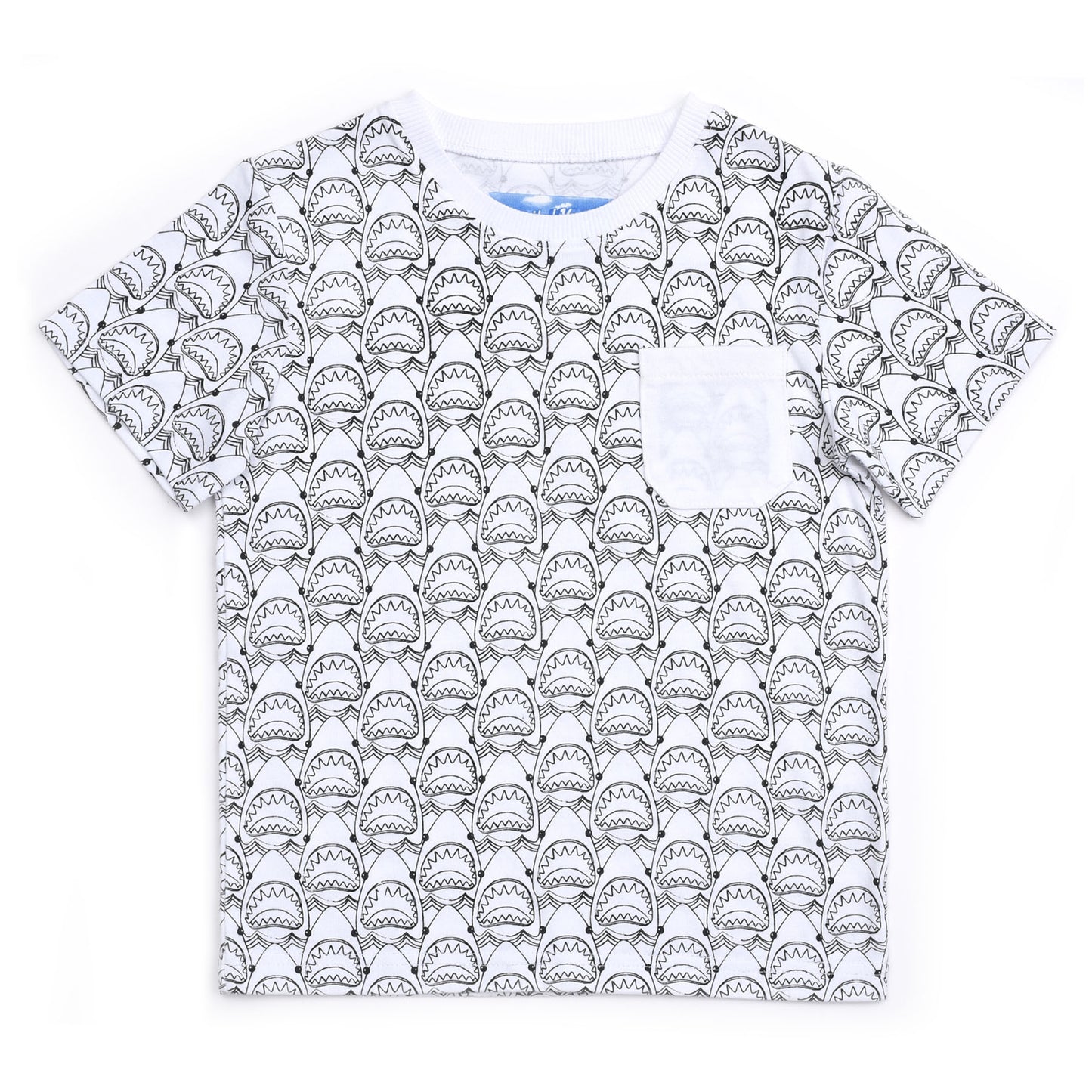 Kapital K Shark Print Pocket Tee