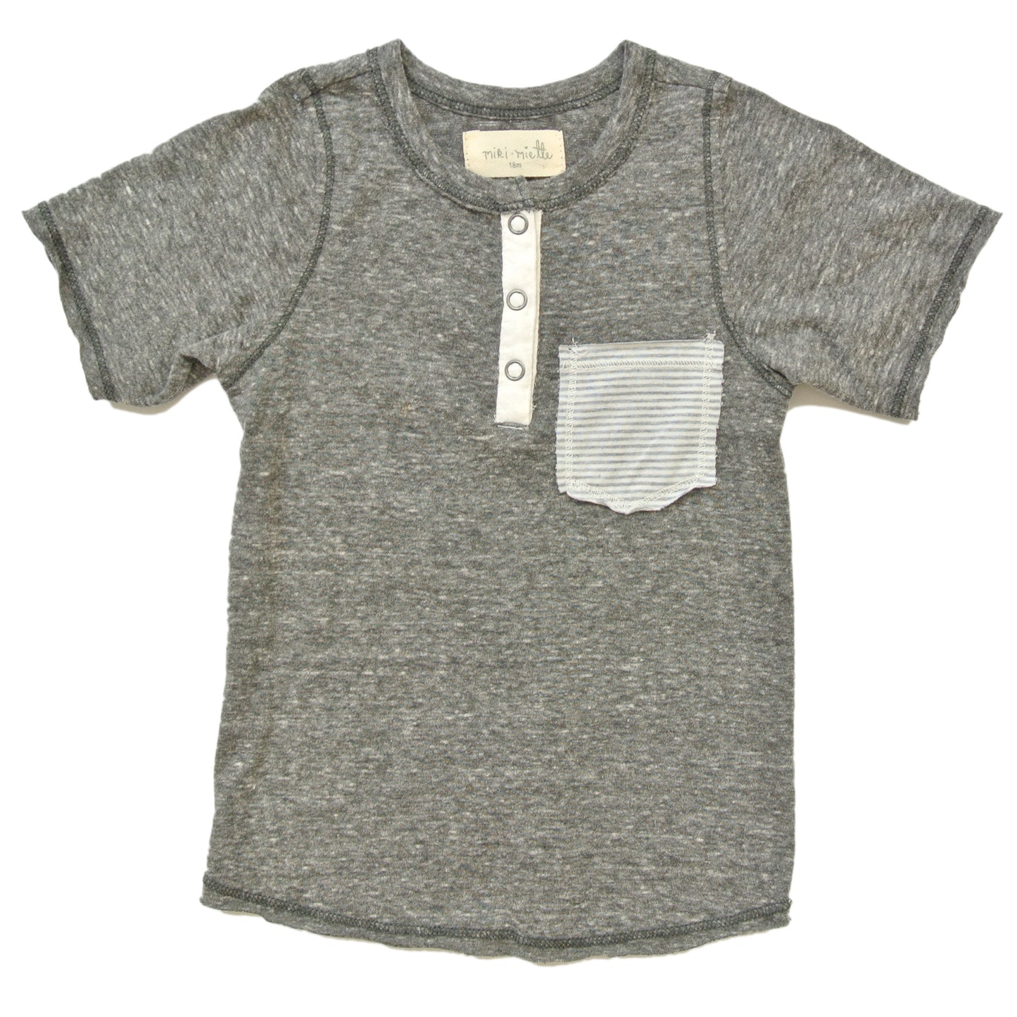 Miki Miette Grey Jax Tee