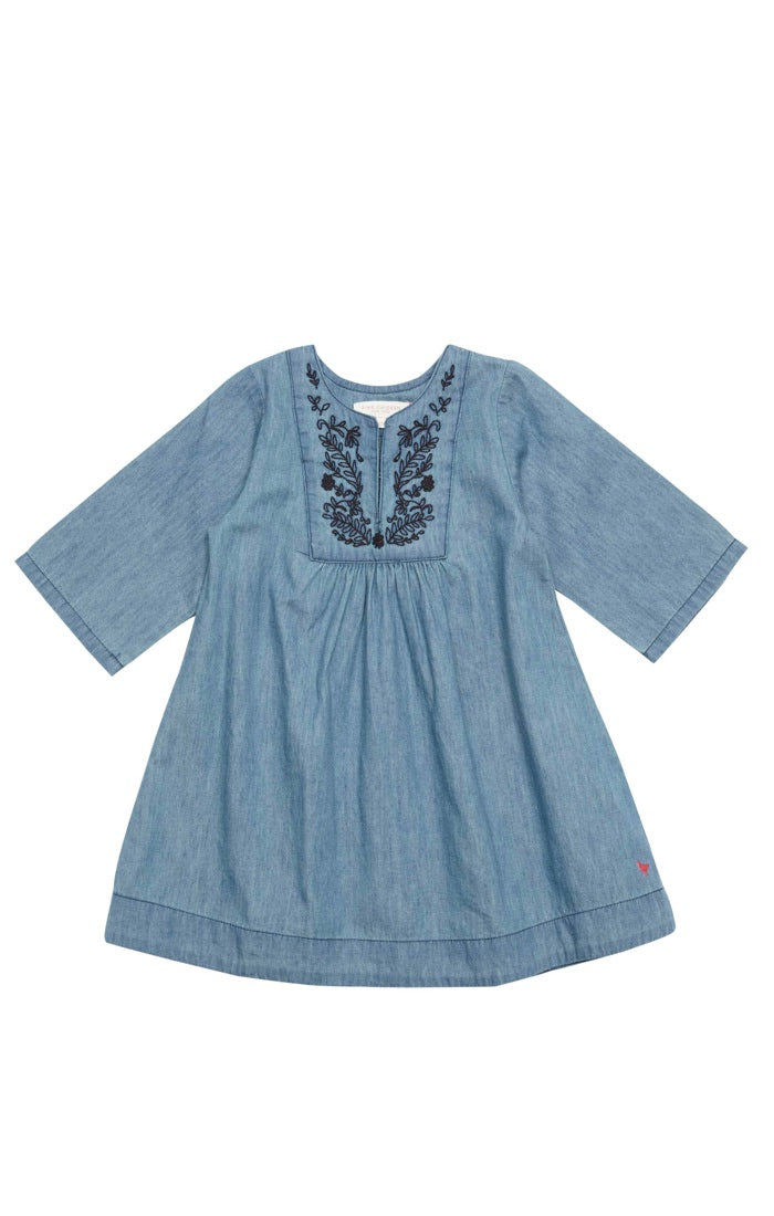 Pink Chicken Chambray Adele Dress