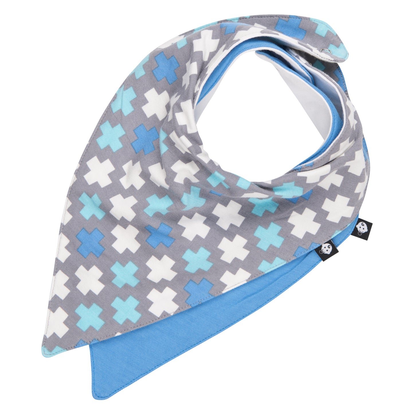 Sweet Bamboo Blue Bandana Bibs - 2 pack