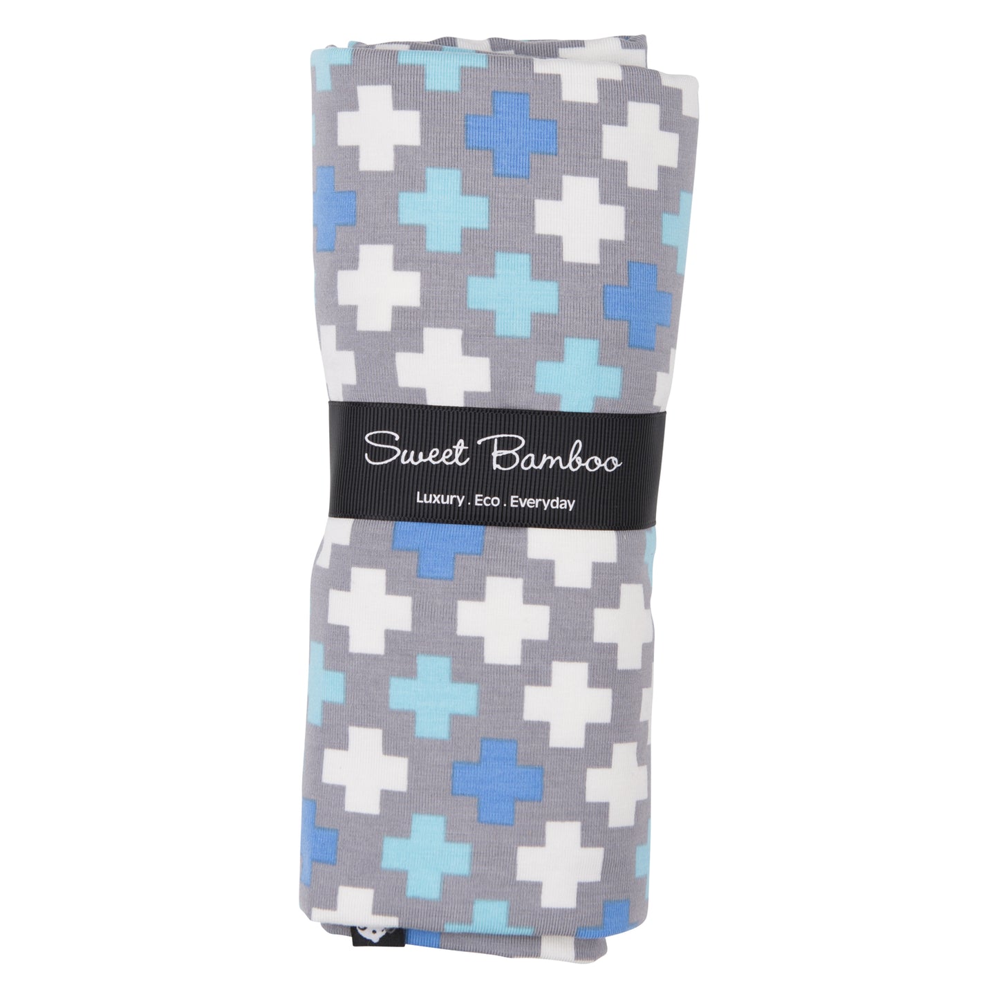 Sweet Bamboo Blue Swaddle Blanket