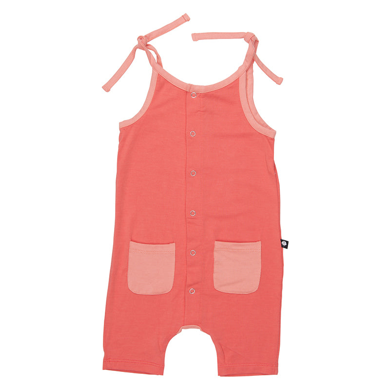 Sweet Bamboo Tie Strap Romper