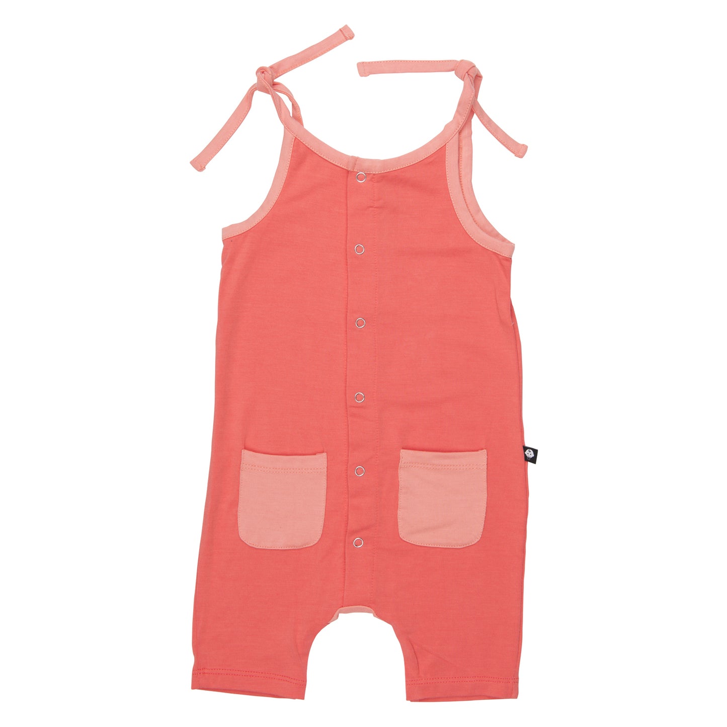 Sweet Bamboo Tie Strap Romper