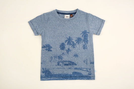 Fore!! Axel & Hudson Vintage Car Print T-shirt