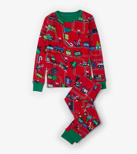 Hatley Magical Christmas Train Pajamas